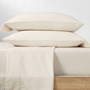 NWT Casaluna  Queen Natural Linen Blend Multi-piece Sheet Set